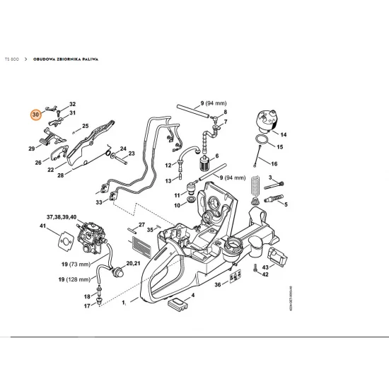 STIHL  Sprężyna piórowa 4224 182 4700